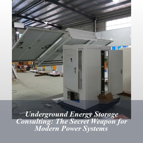 Underground Energy Storage Consulting: The Secret Weapon for Modern Power Systems